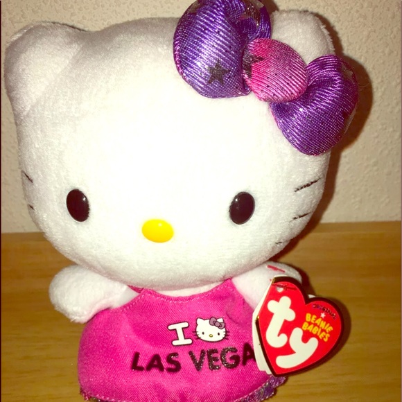 TY Hello Kitty 6" Plush Stuffed Animal - Picture 1 of 6